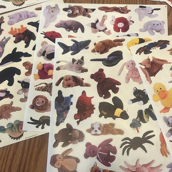 Official Ty beanie babies stickers - Picture 3 of 9